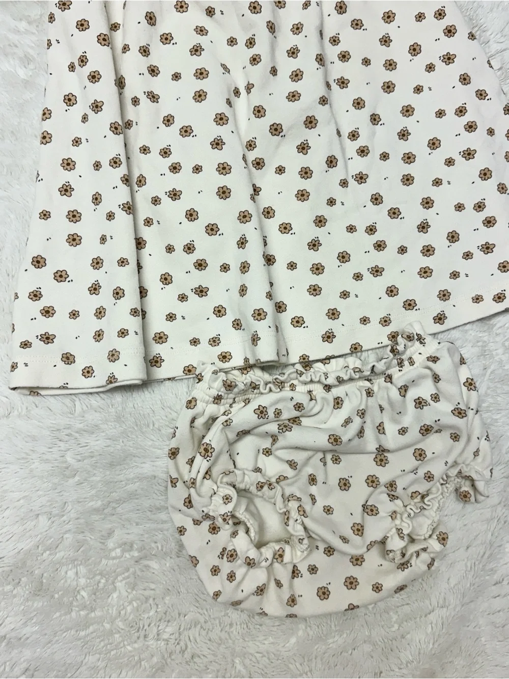 Baby Dress Quincy Mae Daisy Confetti Set with Bloomers